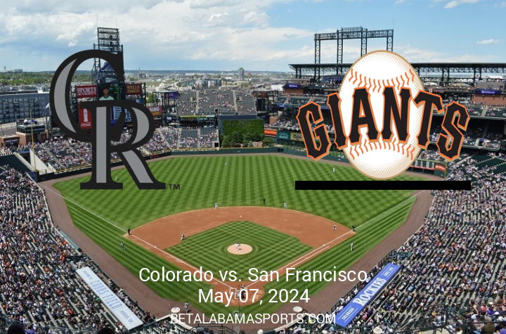 Preview: San Francisco Giants Clash with Colorado Rockies on May 7, 2024 at 8:40 PM