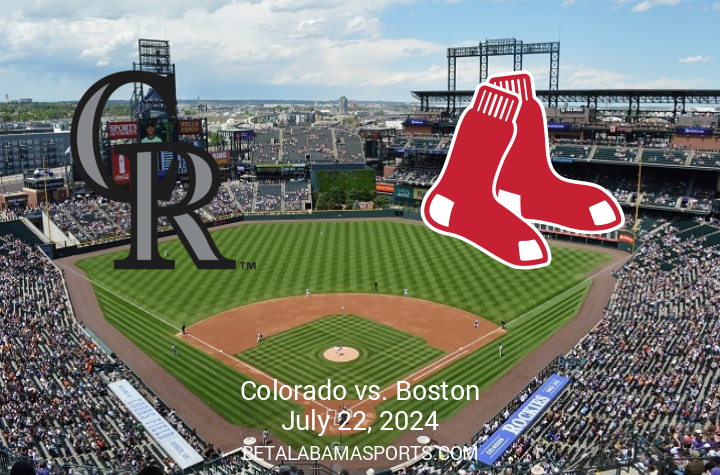 Preview: Boston Red Sox Clash with Colorado Rockies at Coors Field on 07/22/2024